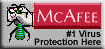 McAfee: #1 Virus Protection Here